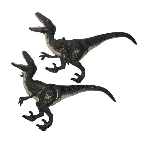Lot Jurassic World Velociraptor Dinosaur Growler‎ Sound Light Up Action Figure - Picture 1 of 5